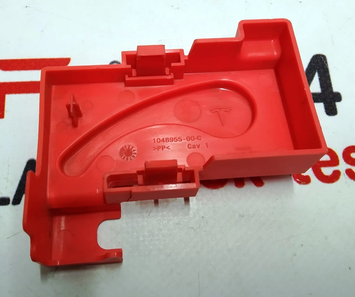 9 Кришка декоративна контакту плюс АКБ 12V Tesla Model S REST, Tesla Model X 1048955-00-A