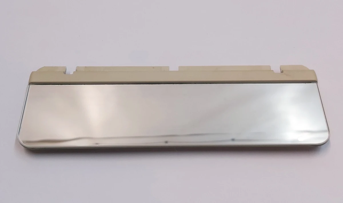 2 Sun visor mirror element TEXTILE with base FOG Tesla model S, model S REST 1143852-00-A