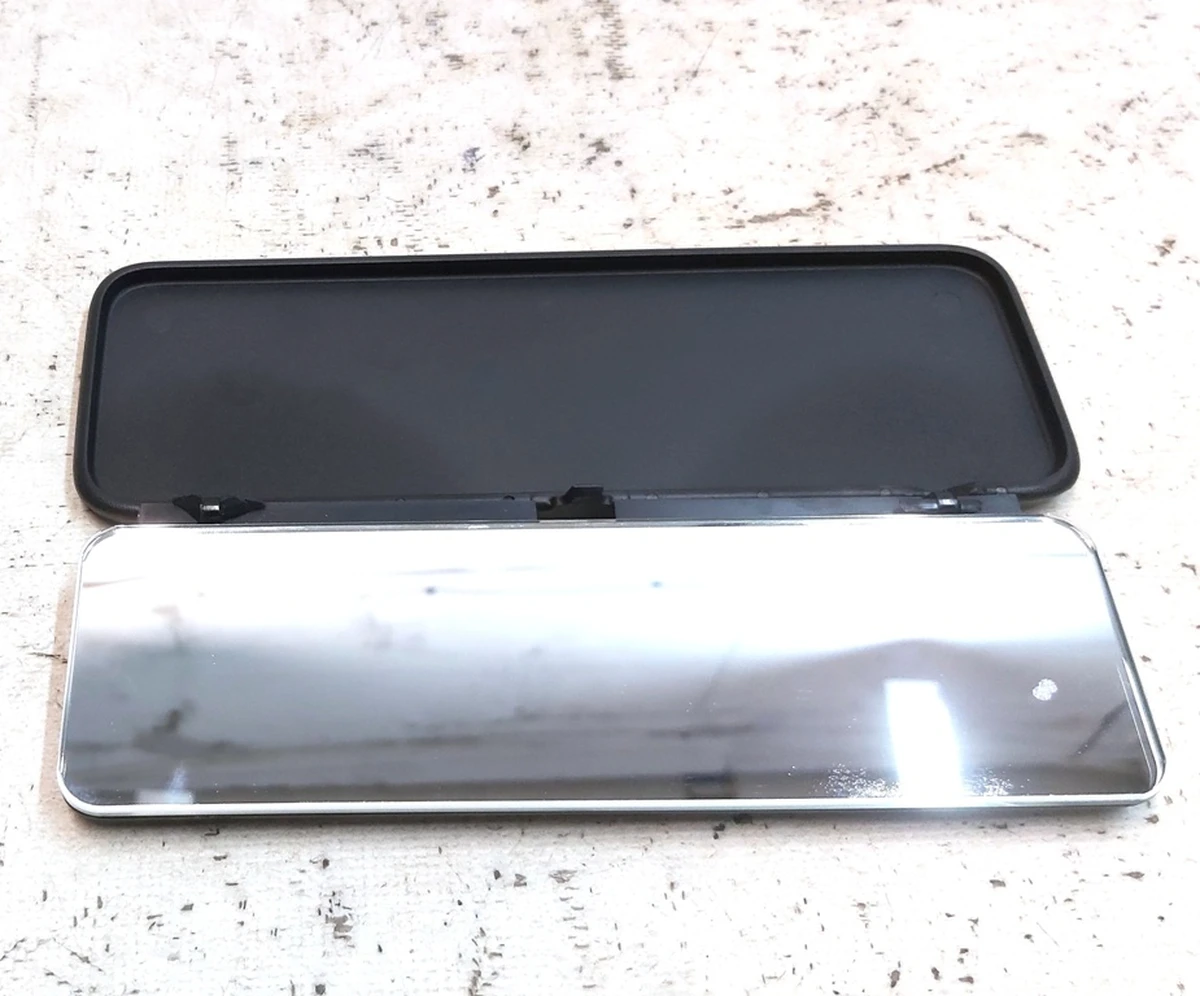 2 Sun visor mirror element with cover with damage Tesla model S REST 1050619-20 mirror