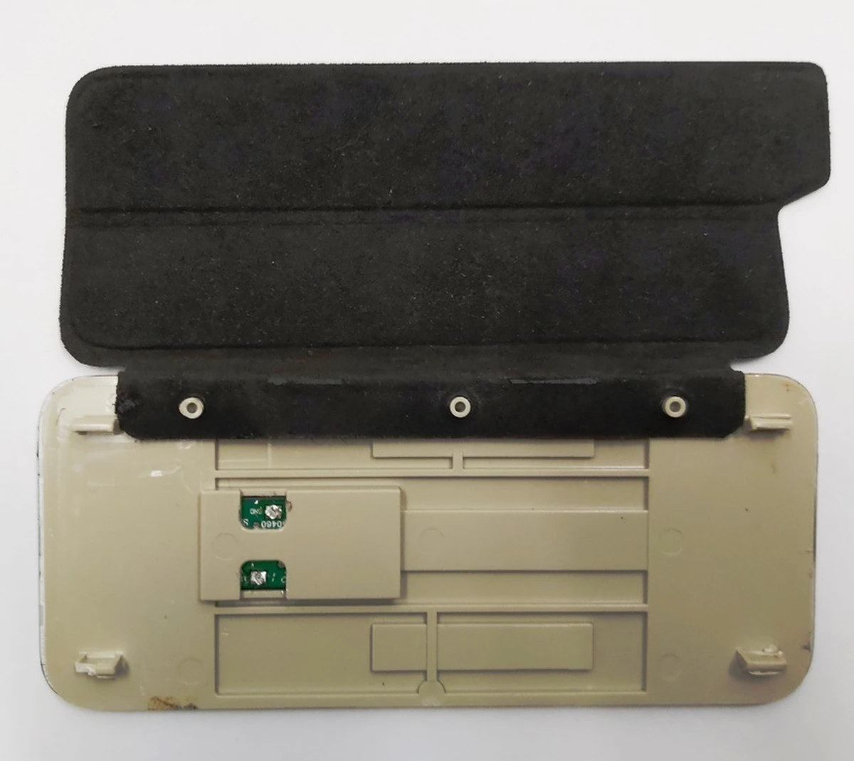 2 Mirror element base for sun visor BLACK ALC Tesla model S REST 1143852-00-A