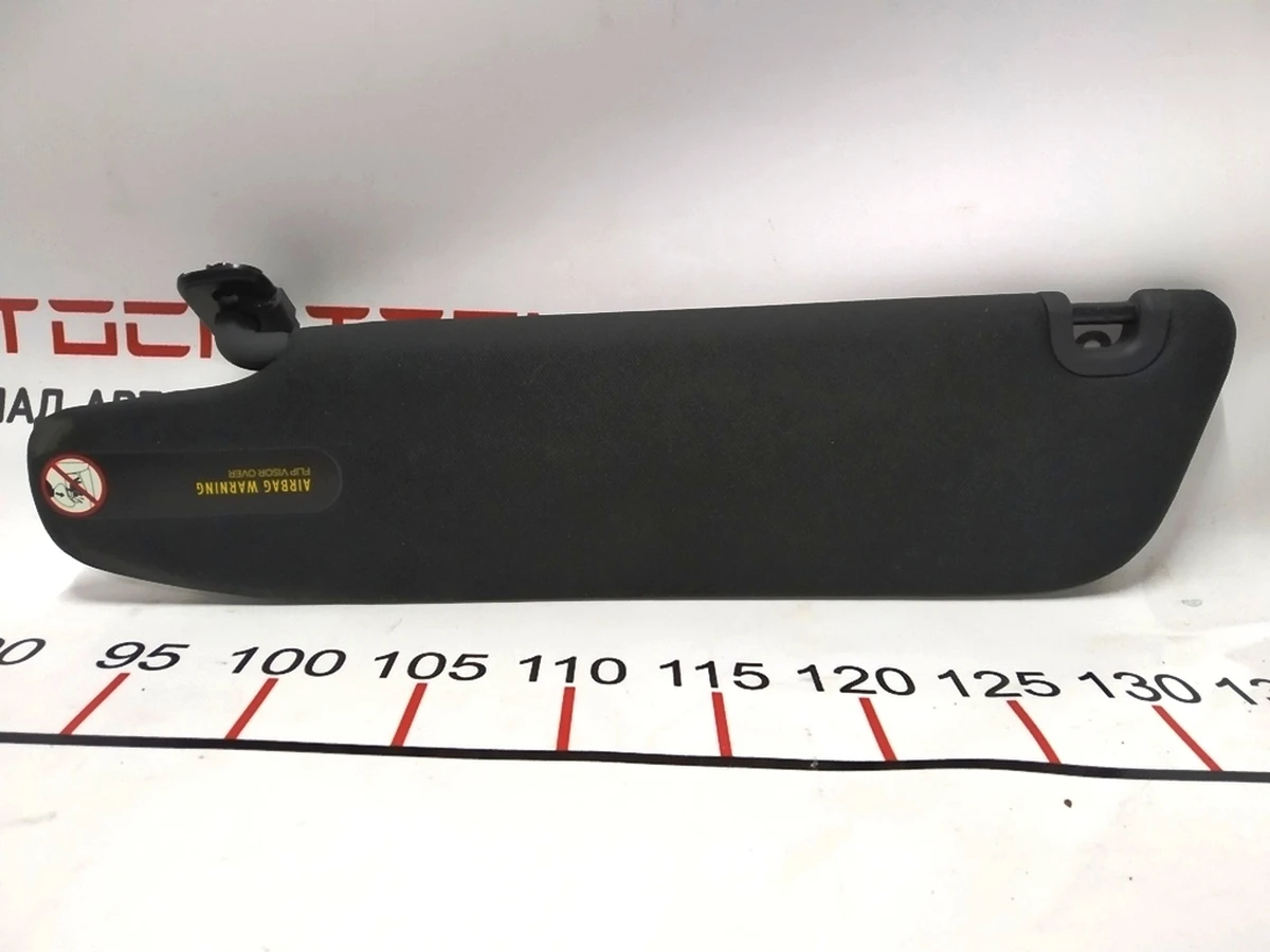1 Sun visor right PROV BLK Tesla model S REST 1050620-04-A