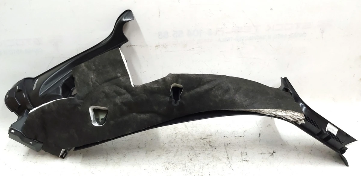 17 ASY C-PLR TRIM LOWER LH LTHR BLK Tesla model S, model S REST 1051768-02-C