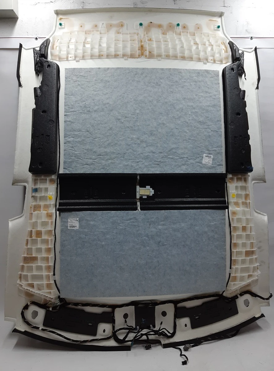 1 Roof lining without panoramic roof monochamber ALCANTARA BLK Tesla model S REST 1052273-S2-B