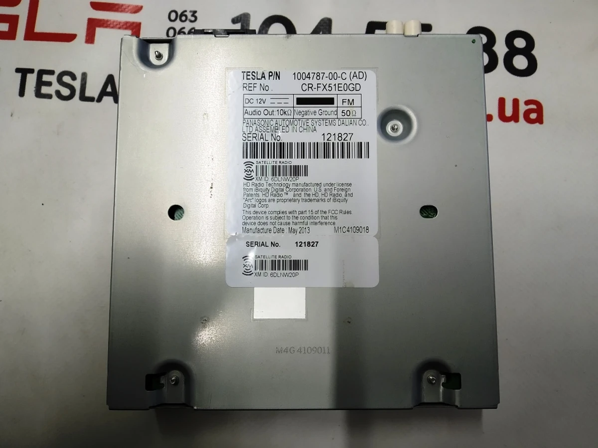1 Радіо (PREMIUM) 500KB (USA) Tesla model S, model S REST, model X 1052322-00-B