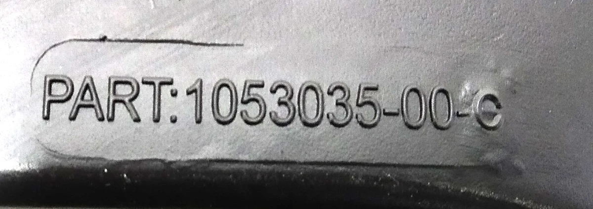 2 Воздуховод инструментальной панели (mergon) левый Tesla Model S REST, Model X 1053035-00-C