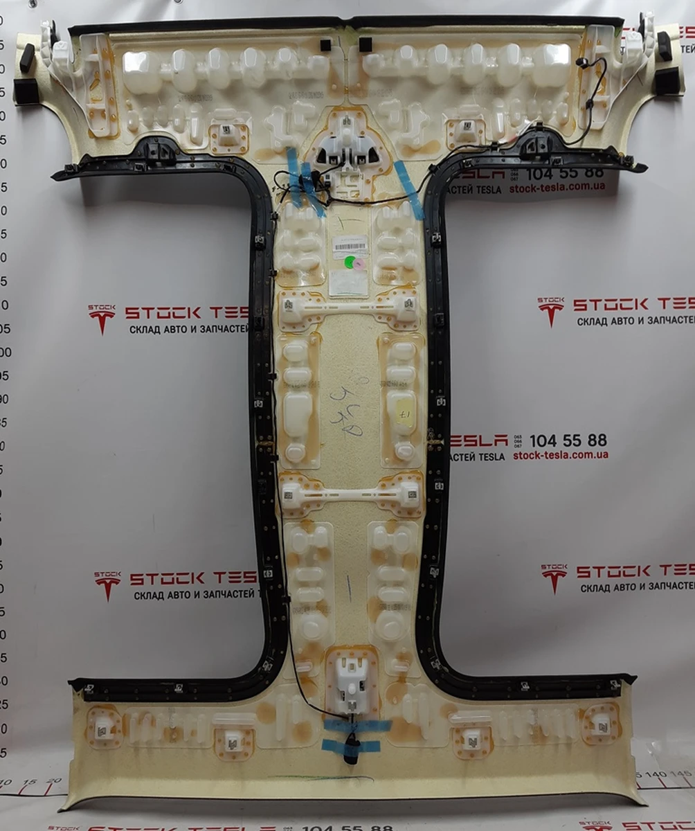1 Обшивка стелі ULTRASUEDE BLK Tesla model X 1053921-06-K