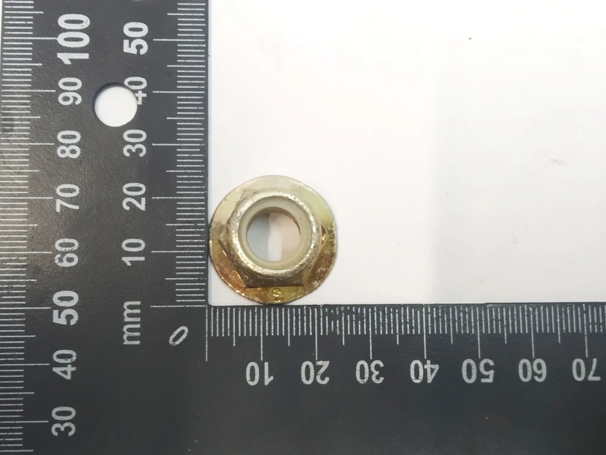 3 Гайка кронштейна ремня безопасности HF 7/16-20 GRADE G PTP Tesla model X 1054728-00-B