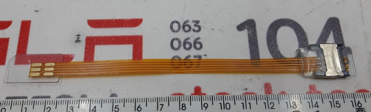 Шлейф-удлиннитель SIM NEW Tesla model S REST X 3 1054968-01-B