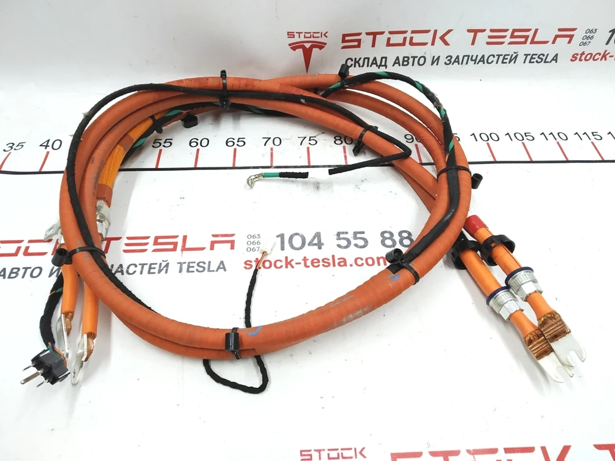 11 High voltage charging port cable (complete with earth cable) AWD Tesla model S REST 1055873-10-G