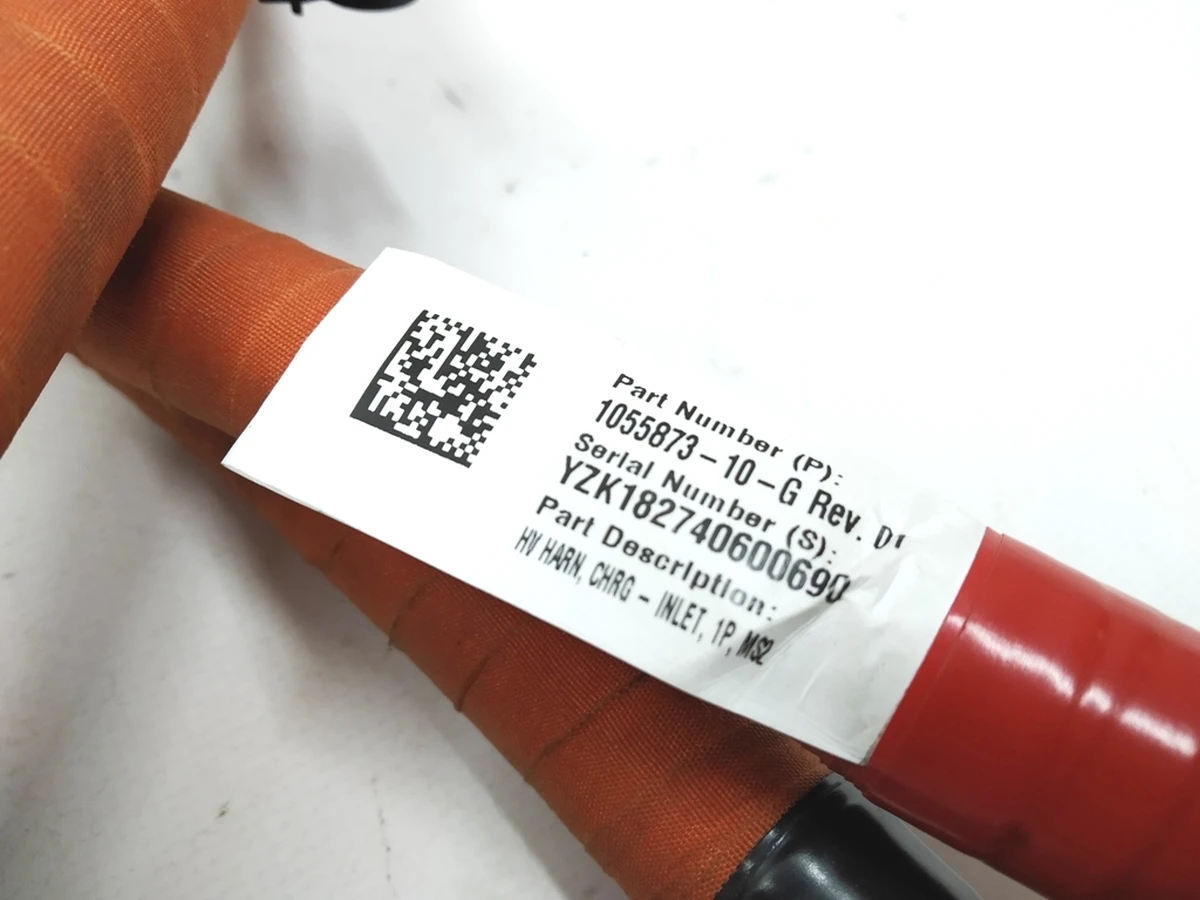 11 High voltage charging port cable (complete with earth cable) AWD Tesla model S REST 1055873-10-G