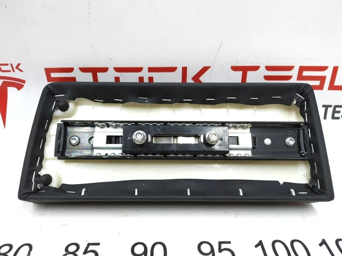 13 Console armrest PUR BLACK NEU 100i left Tesla model S REST 1046444-21-D