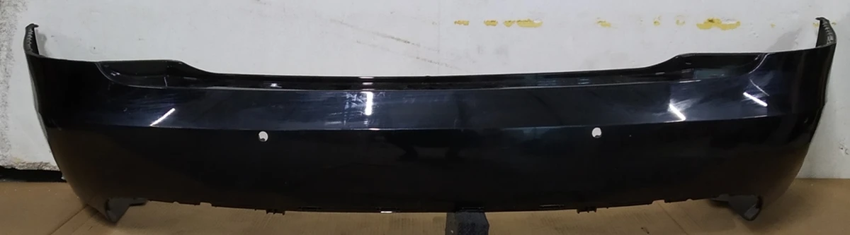 1 Бампер задний под 6 парктроников в сборе c кронш. креп. парктроников и кронш. бампера OBSIDIAN BLK (мелкие царапины) Tesla model S REST 1057319-S1-A