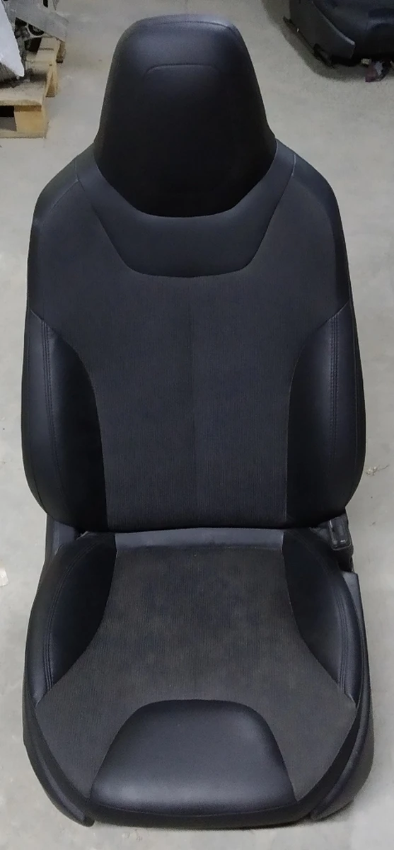 4 Сидіння пасажирське у зборі NEXT-GEN BLACK (GEN 1, широкий підголівник, без кишені) Tesla model S, model S REST 1058006-02-B