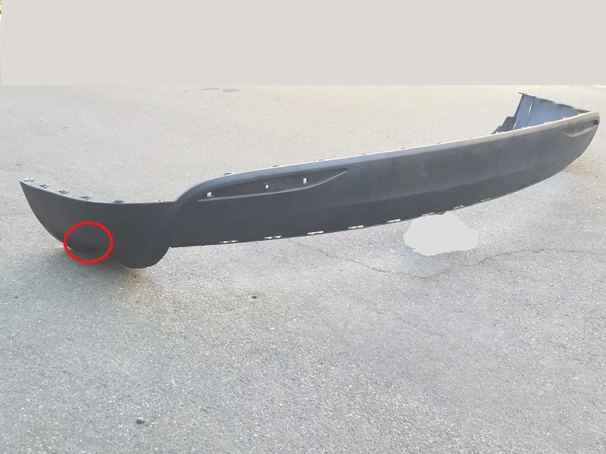 2 Накладка нижняя (структурная) бампера заднего (царапины) Tesla Model X 1058354-00-F