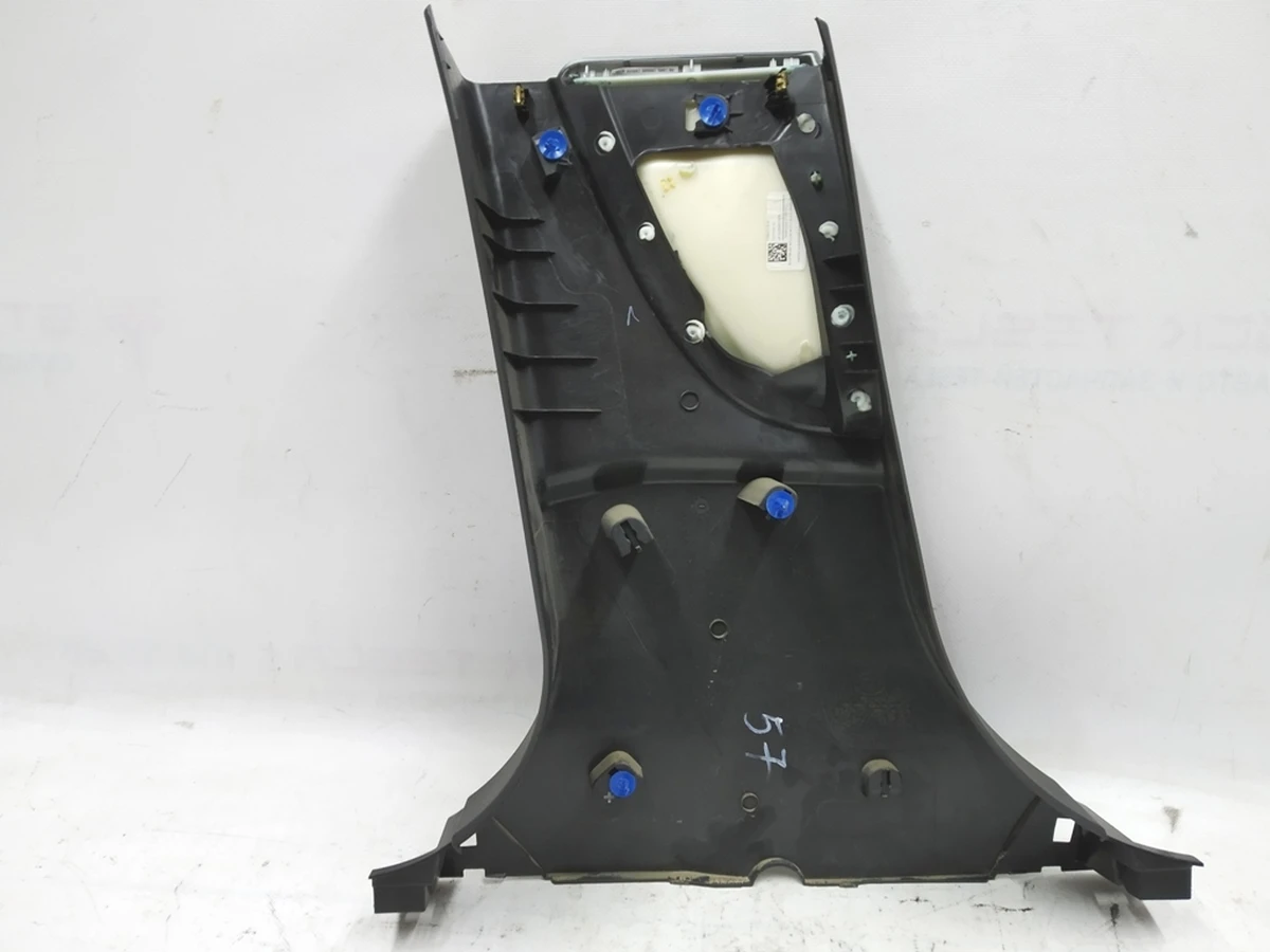 14 Облицювання стійки B нижня права PUR BLACK GRAPH Tesla model S REST 1024631-S1-G