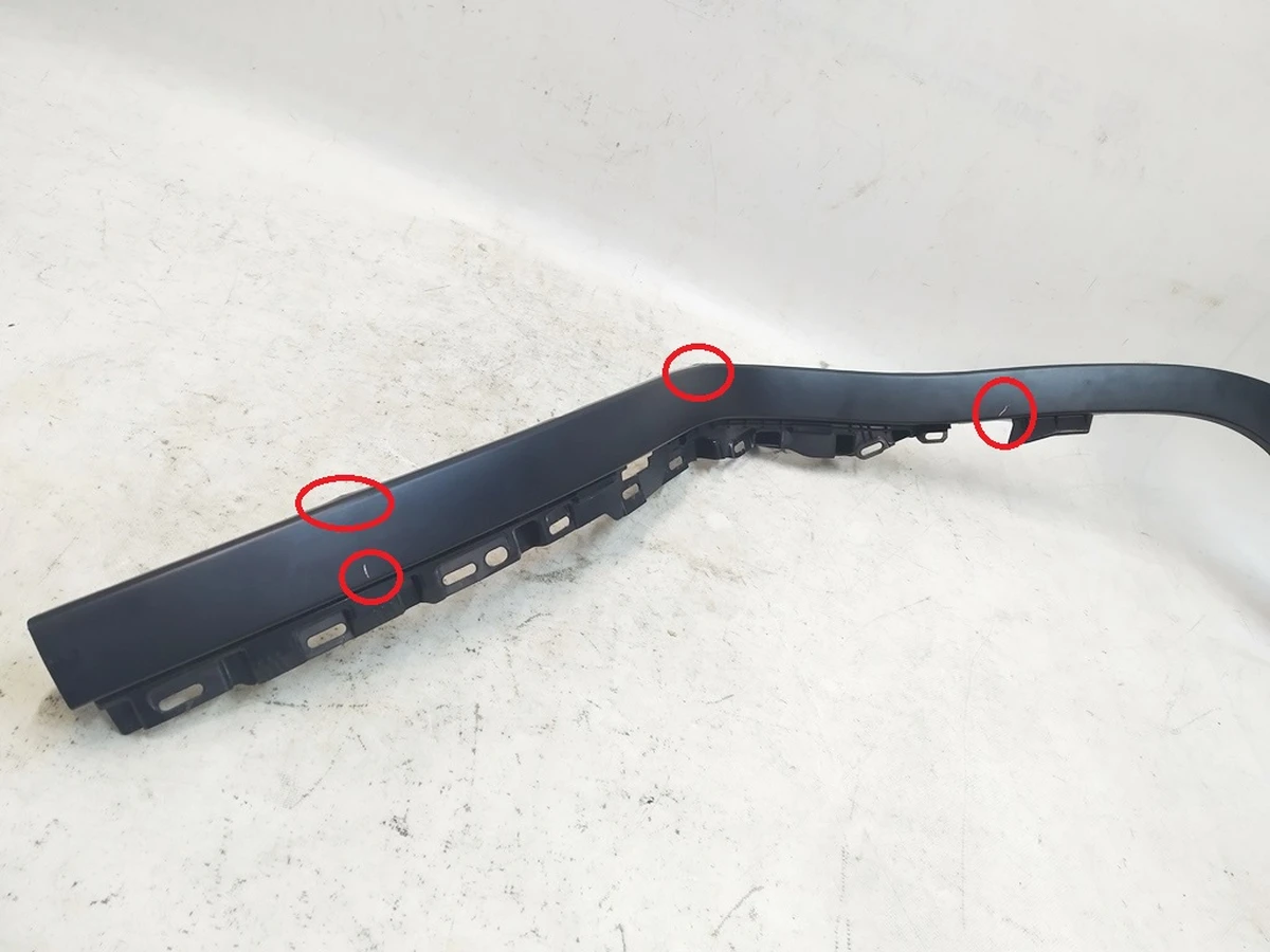 4 ASY_B RH COMPLETE RACETRACK_MDX damaged Tesla model X 1060083-00-H