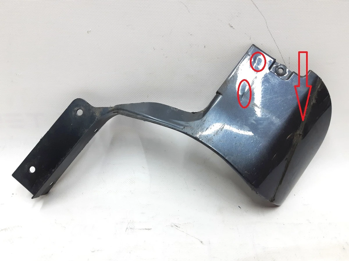 12 Door sill fairing left (painted) PMNG damaged Tesla model S REST 1058757-00-A