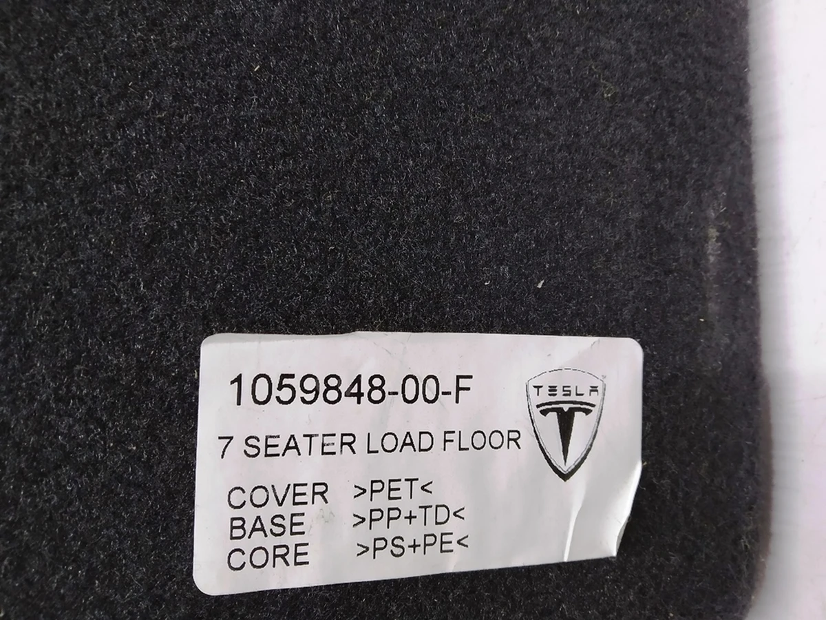 4 Floor panel 2nd row of seats rear with rails assy (7 seats) Tesla model X 1128545-00-E