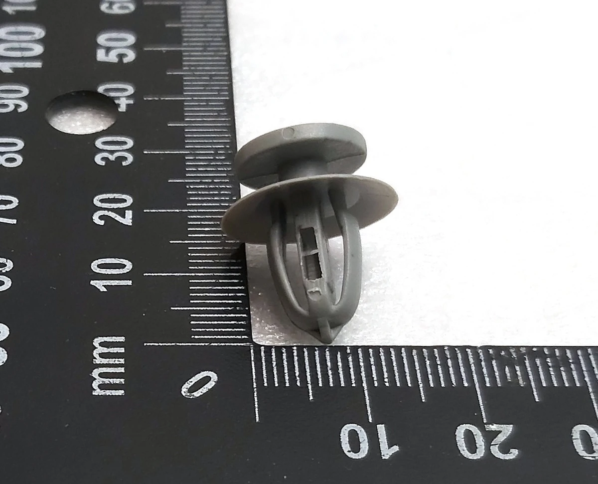 Plastic clip for front engine compartment box Tesla model S REST 1060474-00-D