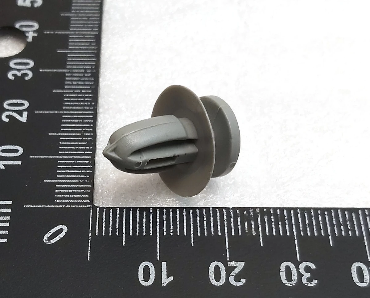 Plastic clip for front engine compartment box Tesla model S REST 1060474-00-D