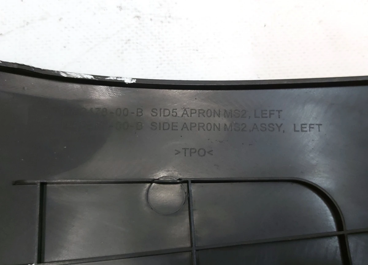 4 Apron Assembly Left AWD Tesla model S REST 1060477-00-B