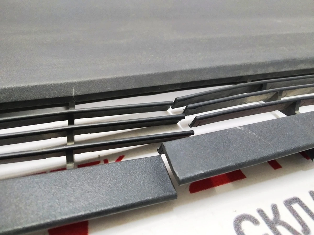 10 Underhood plastic box rear AWD damaged Tesla model S REST 1060481-00-C