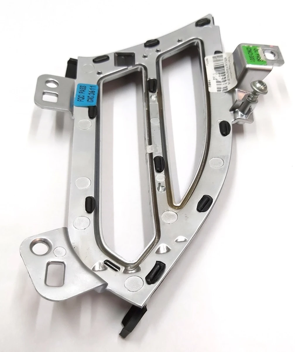 4 Накладка воздуховода центральной панели хром (водительская левая) с повреждением Tesla model X S REST 1061731-00-B