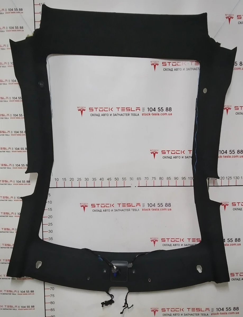 15 Panoramic roof headlining PROVIDENCE BLK Tesla model S REST 1062175-S4-K