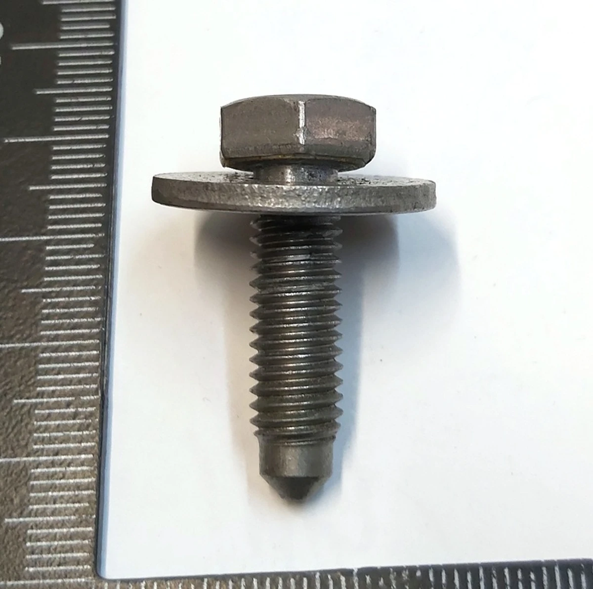 2 BOLT&amp;WSHR,HX,M8x23.5,STL[109],PTC,ZNNI Tesla Model Y, Model Y Feb 2025 1063260-00-C