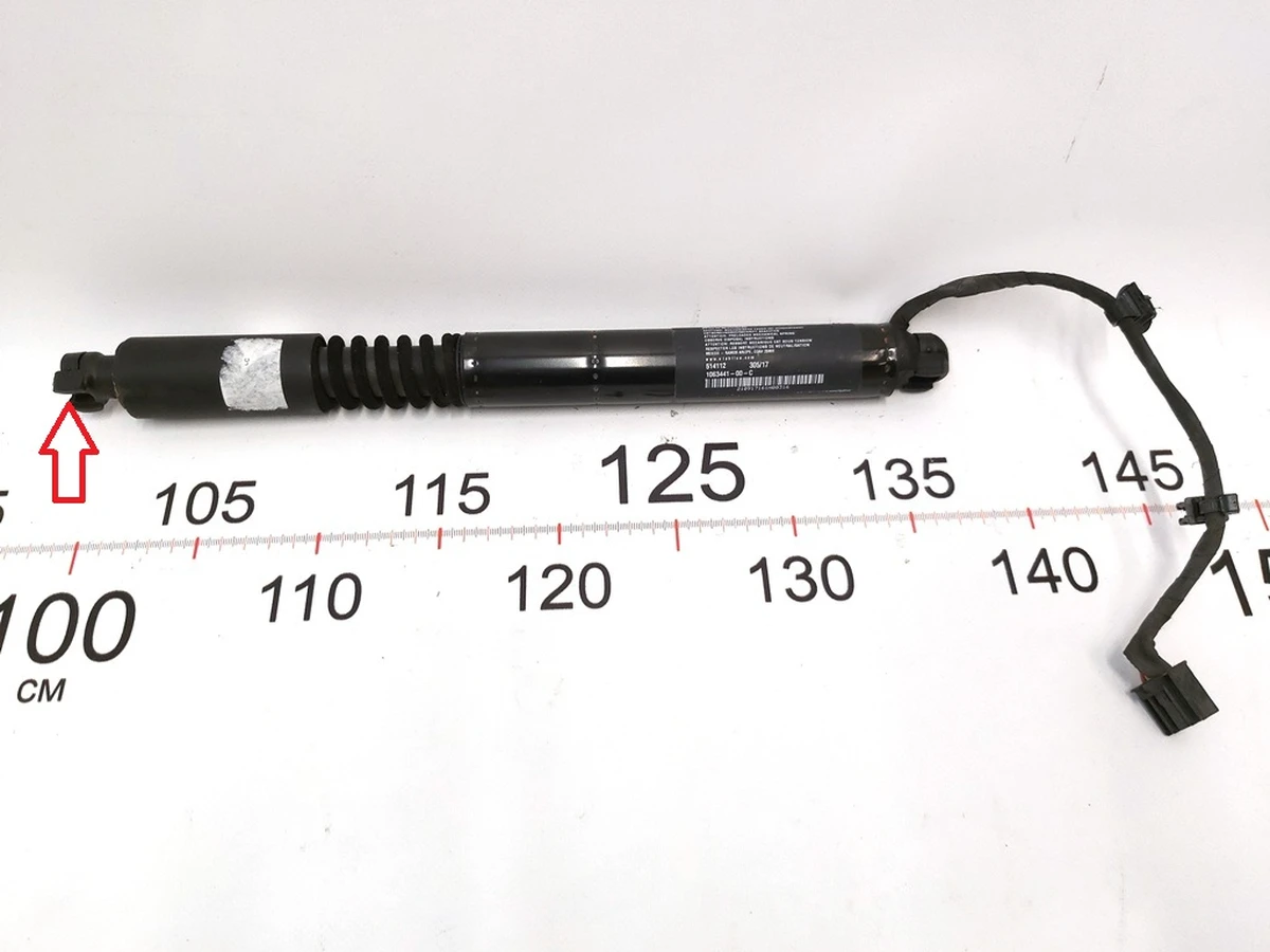 25 Амортизатор (привод электрический) подъема двери задней вторичный с повреждением Tesla Model X, Model X Mar 2021, Model X June 2025 1063441-00-F