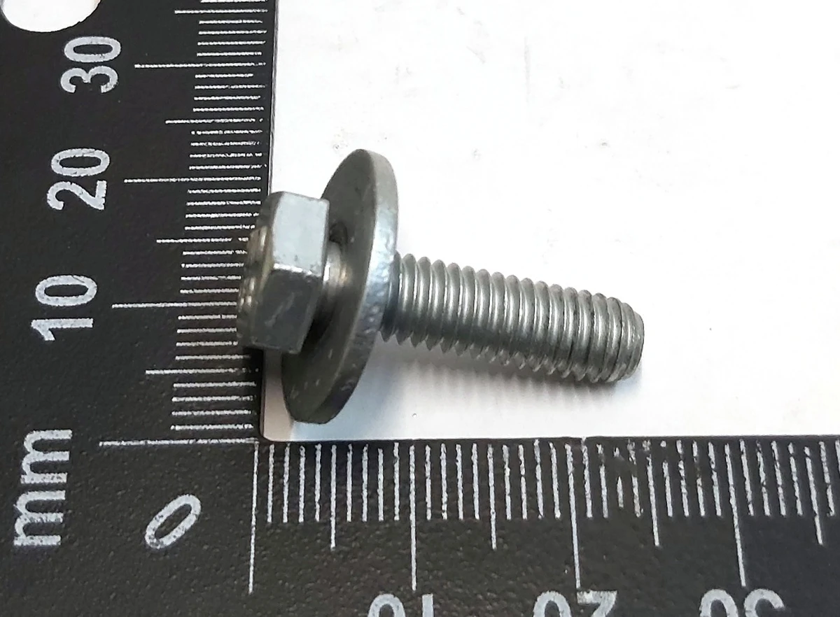 13 Болт з шайбою  M6X22,STL[8.8],ZN Tesla model X 1063466-00-A