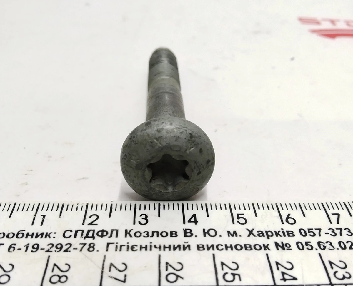 4 Болт цапфи (кулака поворотного) BH,M10-1.5X59,[10.9],ZNFL,SMAT Tesla Model 3, Model Y 1064834-00-B