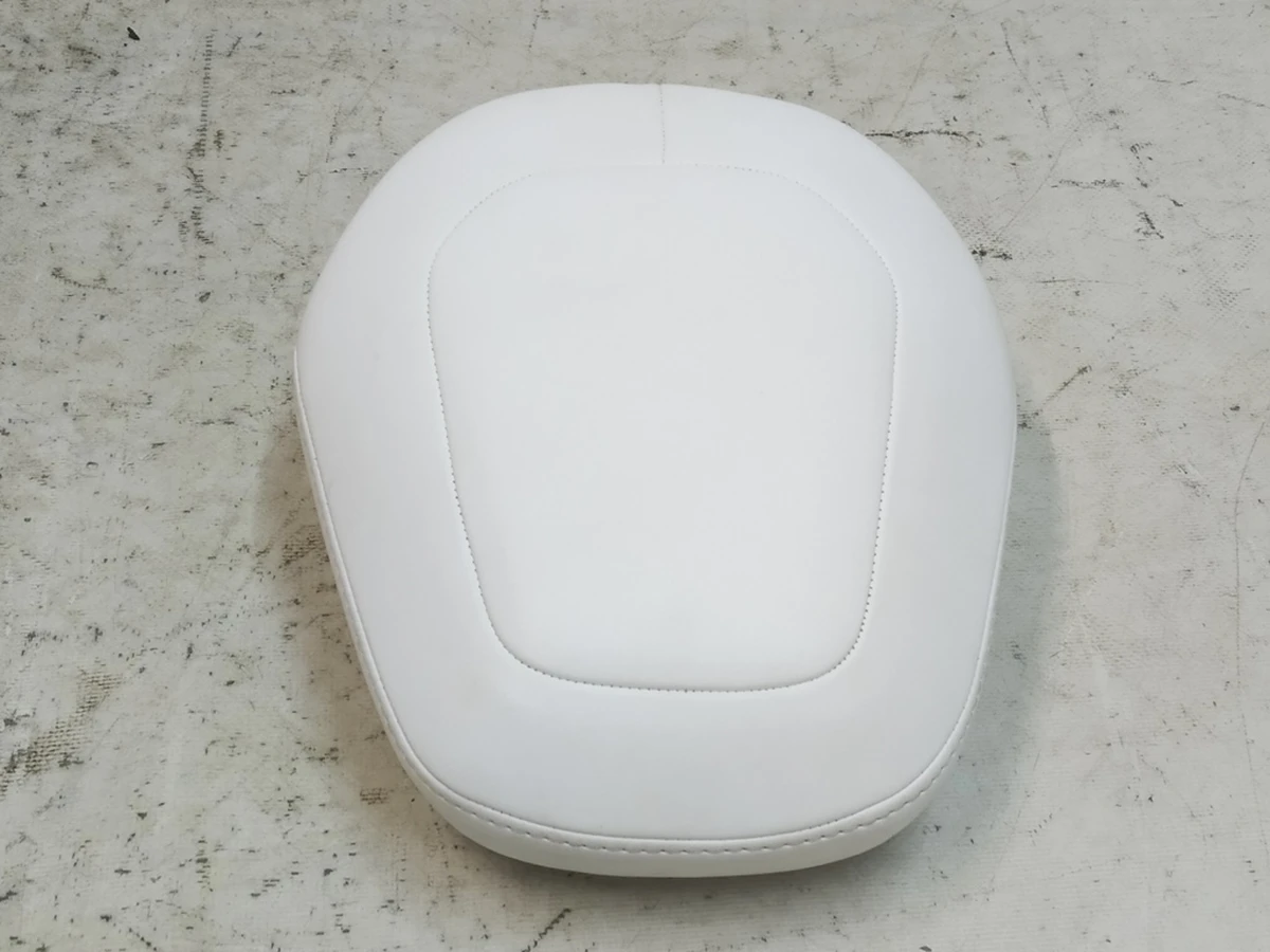 3 1ST ROW headrest trim assembly - PREMIUM - WHITE Tesla Model S REST, Model X 1065501-01-B