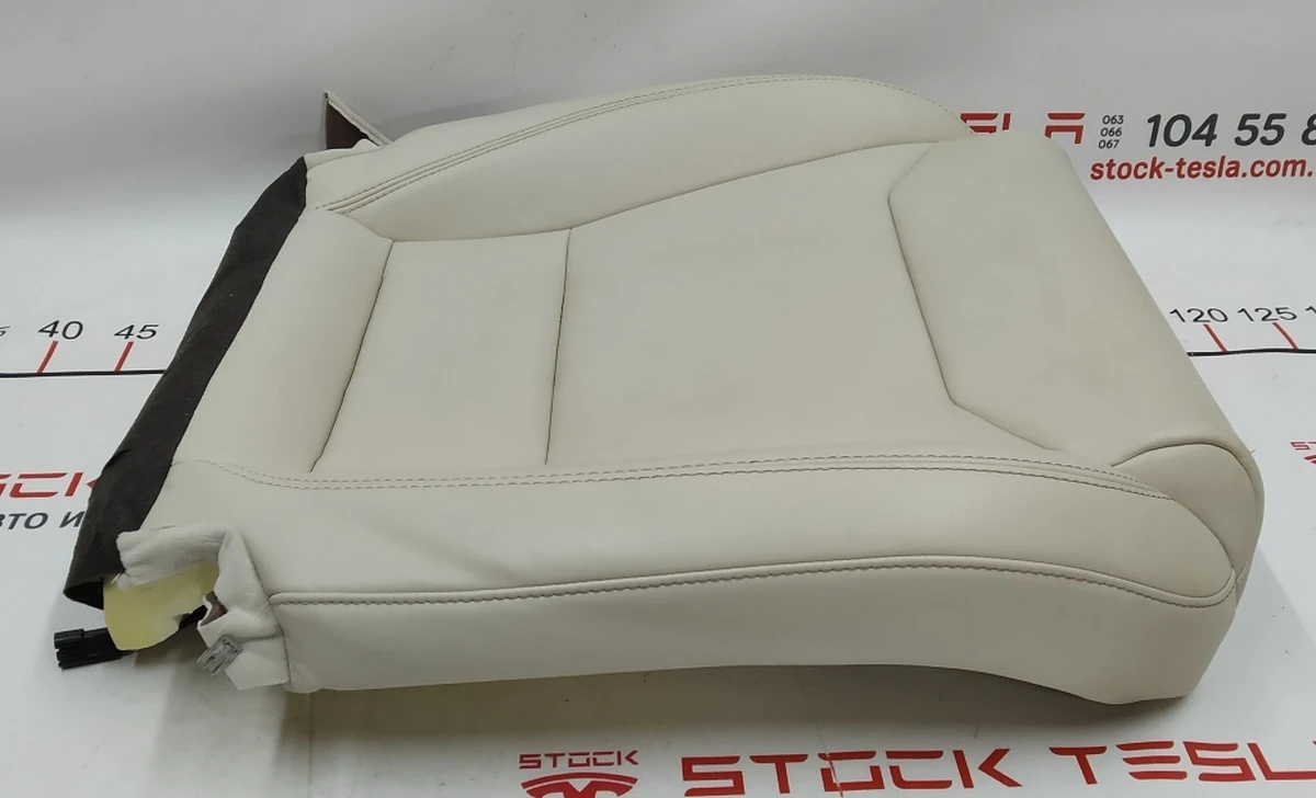 2 Обшивка подушки пасажирського сидіння з підігрівом та без датчика присутності PUR CRM Tesla model S REST, model X 9876524-03-A