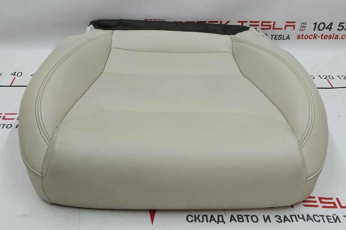 2 Обшивка подушки пасажирського сидіння з підігрівом та без датчика присутності PUR CRM Tesla model S REST, model X 9876524-03-A
