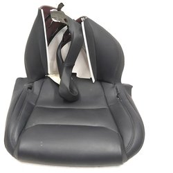 8 Обшивка нижней части одинарного левого сиденья 2-го ряда PUR BLK PREM Tesla model X 1065655-06-C