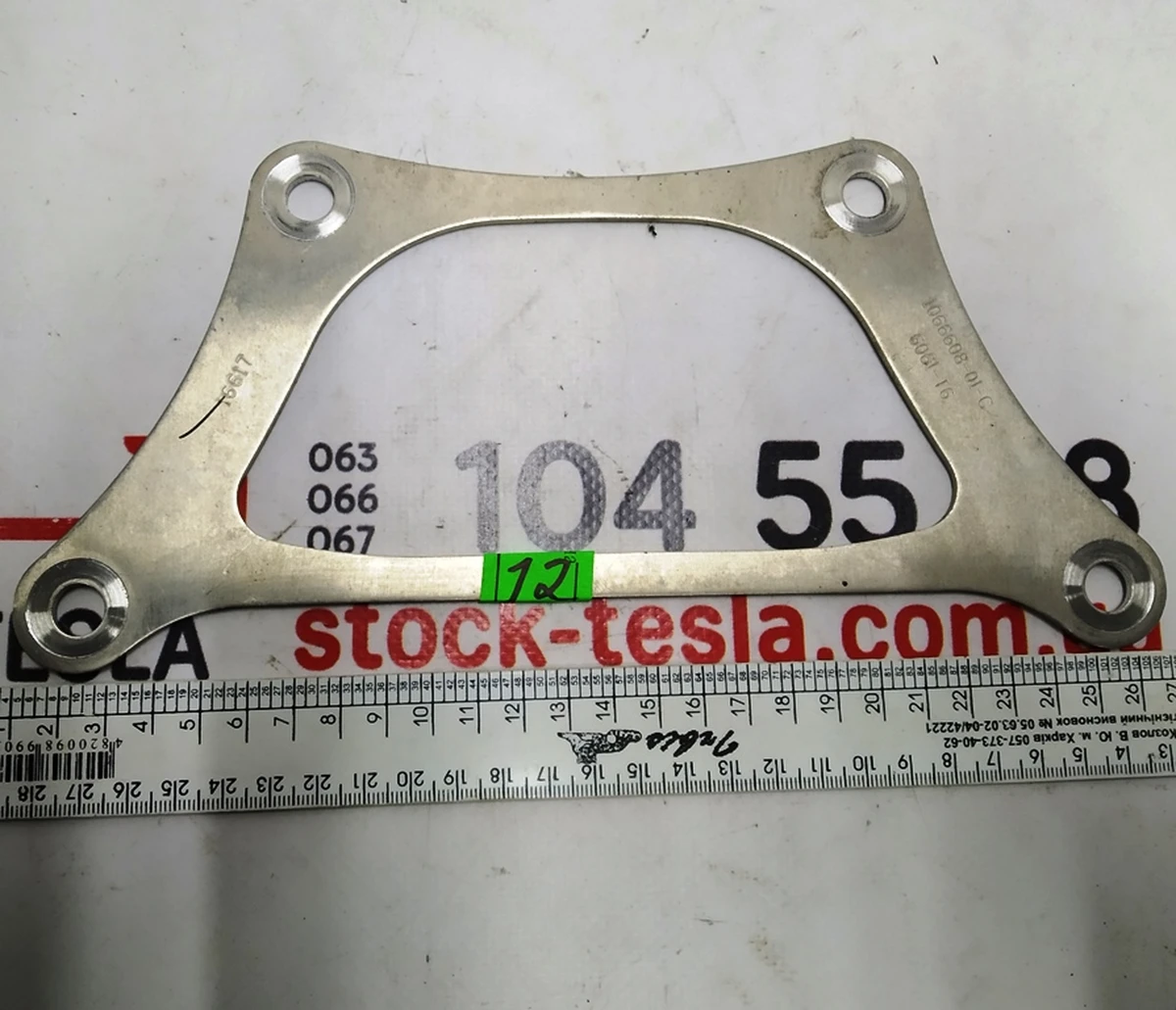 13 Пластина кронштейна кріплення двигуна переднього подушка правий AWD Tesla model X S REST 1066608-01-C