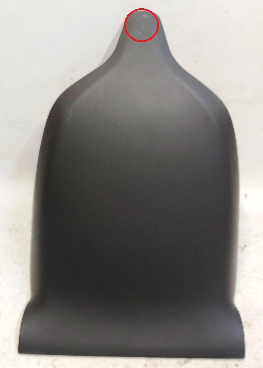 1 Чохол-накладка ззаду спинки сидіння 1-го ряду шкіра з пошкодженням Tesla model S REST model X 1066790-00-A