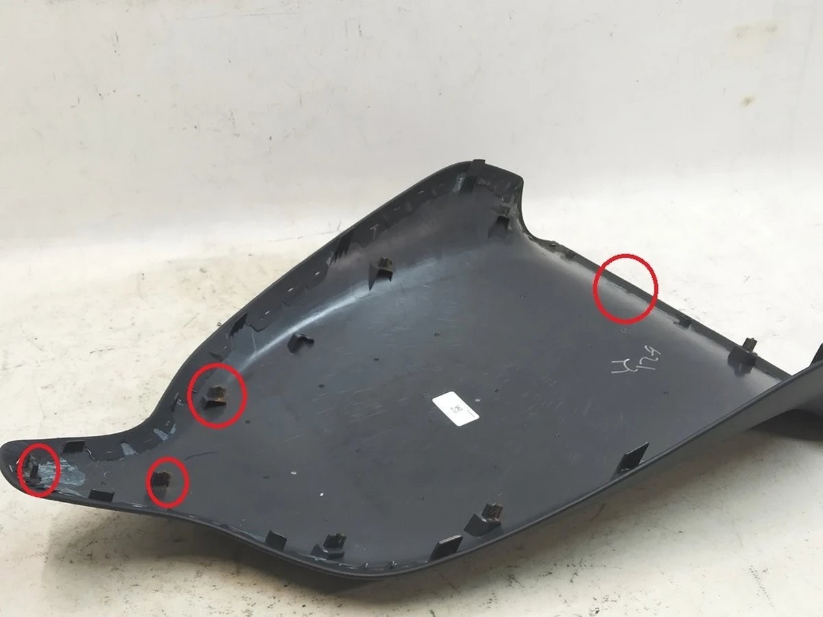 1 Чохол-накладка задня спинки сидіння 1-го ряду шкірозамінник (пошкодження) Tesla Model S REST, Model X 1066790-00-A