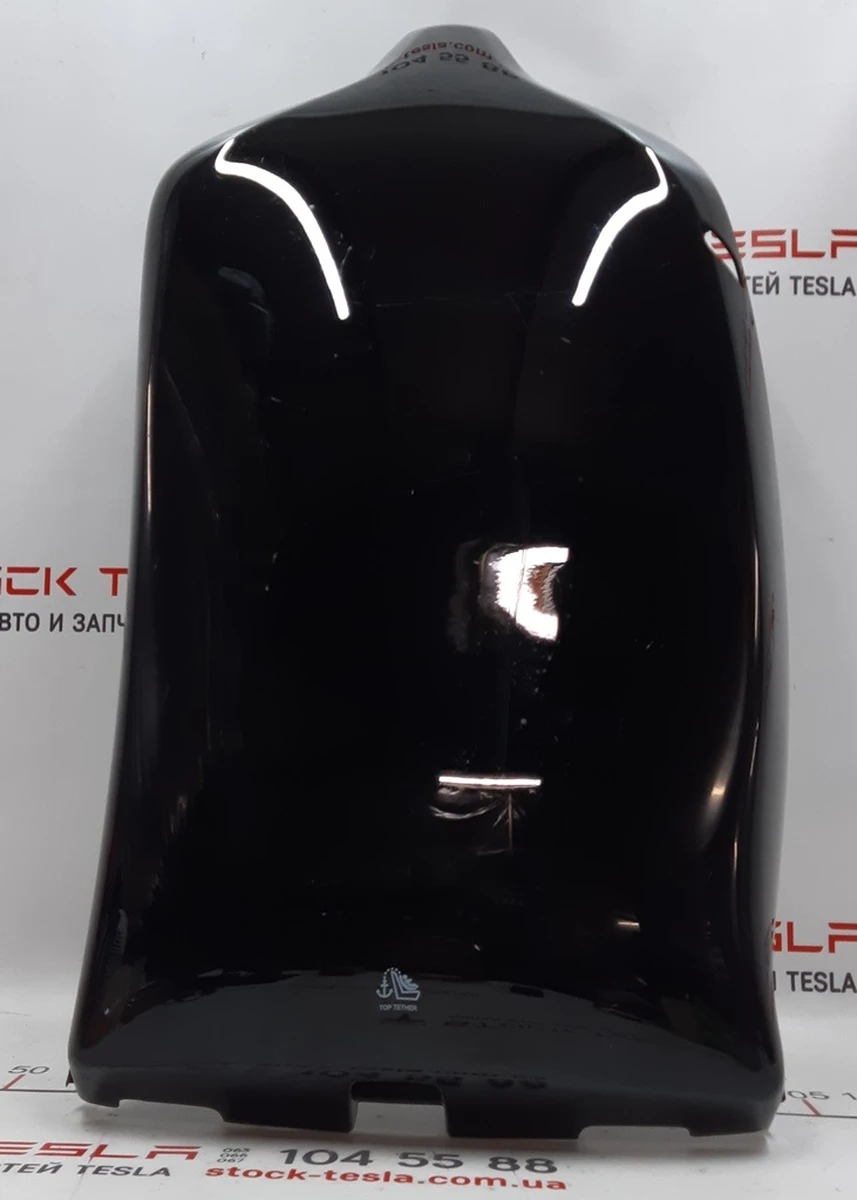 11 2nd row rear seat back pad cover right glossy Tesla model X 1066809-00-B