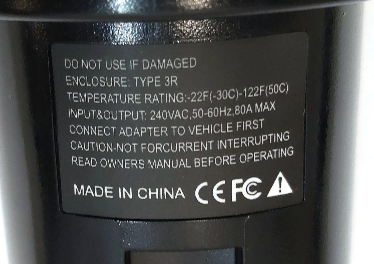 2 ASY,ADPTR,J1772 Tesla all models 1067348-00-B
