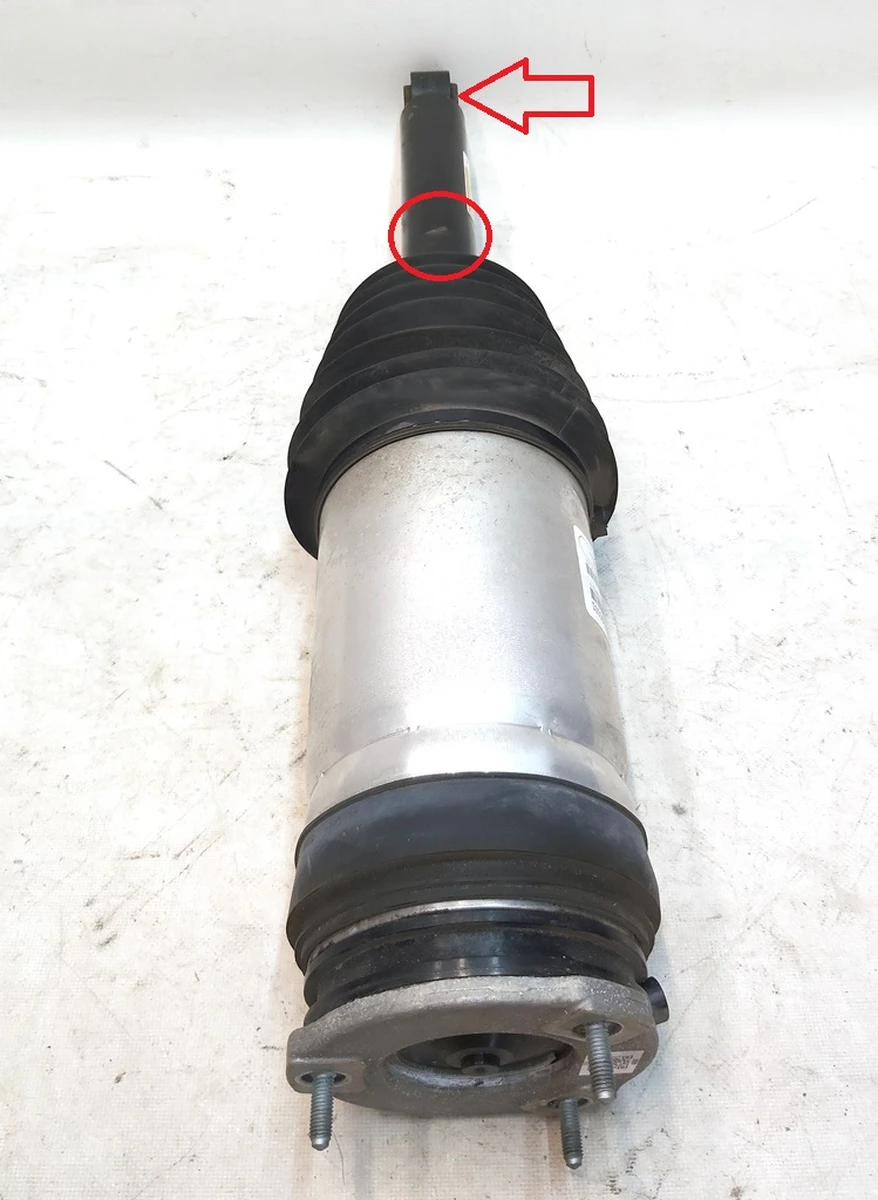 1 AIR SPRING MODULE RR LH - with damaged housing and silent block Tesla model S REST 1067466-25-C