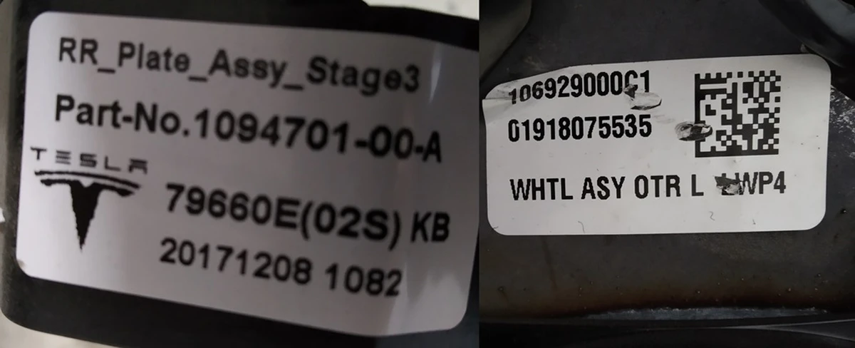 2 Сидіння 2-го ряду праве PUR BLK з хутром. передв. у зборі (без подушки безпеки) Tesla model X 3123608-02-A