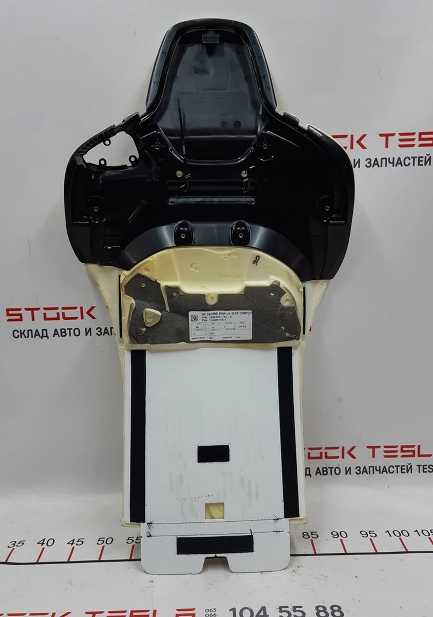 Каркас спинки сиденья 2-го ряда левого с пенным наполнителем Tesla model X 1068123-00-B