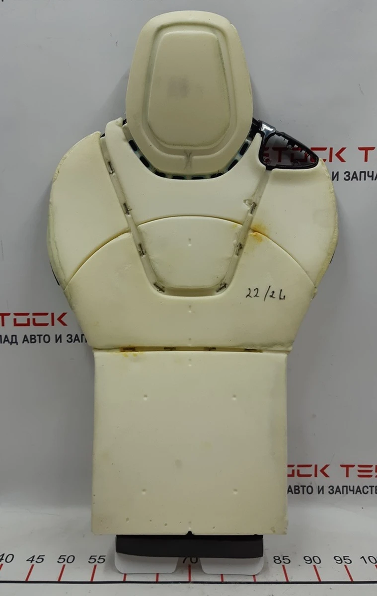 Каркас спинки сиденья 2-го ряда левого с пенным наполнителем Tesla model X 1068123-00-B