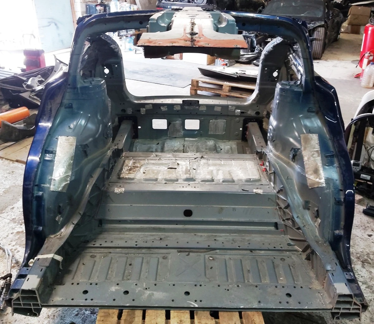 4 Body rear assembly with spine Tesla model X 1036506