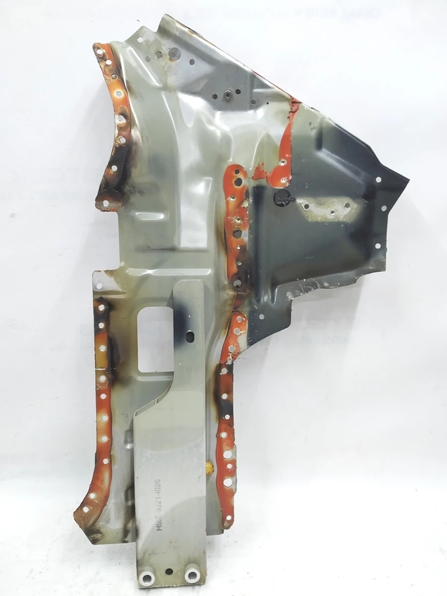 12 Четверть передняя правая панель стойки A средняя часть в сборе с кронштейном крепления Tesla model X 1069448-S0-B