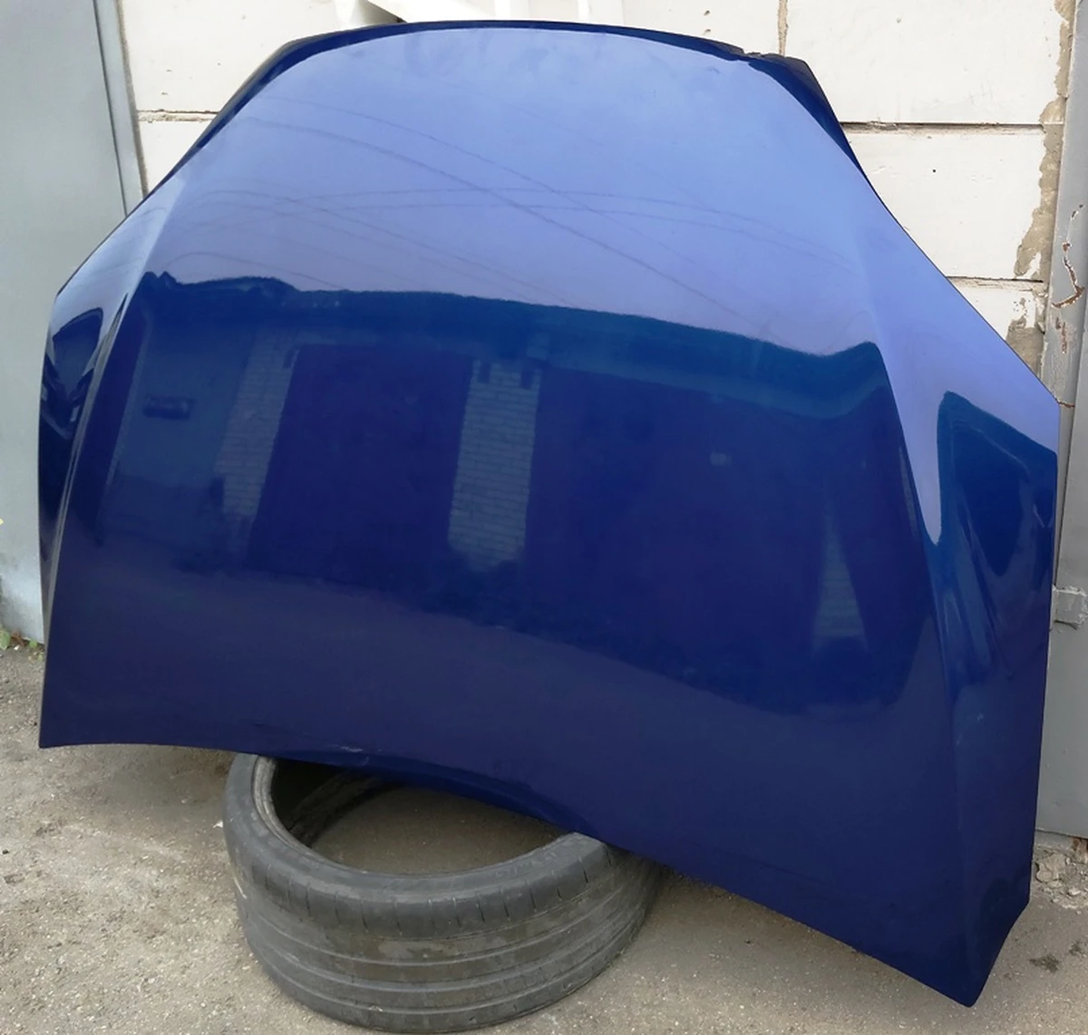 1 HOOD ASY COMP, AWD PPSB with damage Tesla model X 1069531-E0-B