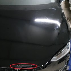 1 Капот (одна петля) AWD PBSB із пошкодженням Tesla model X 1069531-E0-C