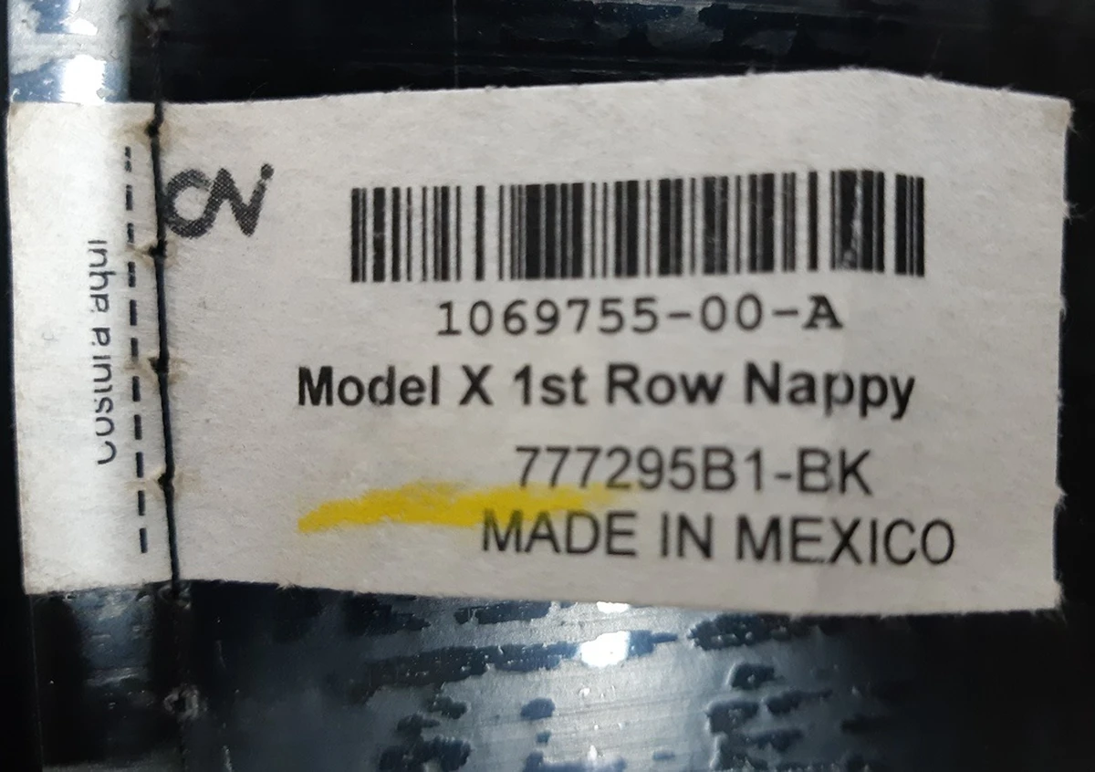 3 CVR ASSY FSC FRONT HI GLOSS Tesla model S REST, model X 1069755-00-A
